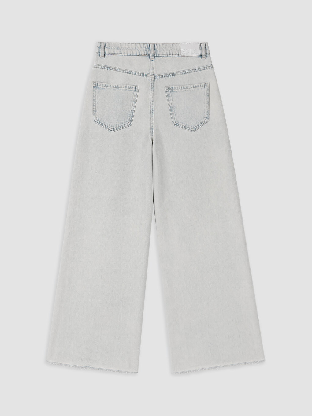 Yüksek Bel Wideleg Fit Kadın Jean Pantolon-1