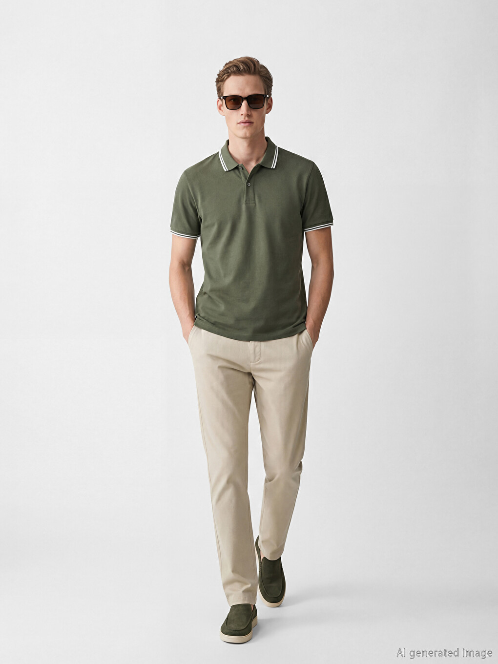 Regular Fit Gabardin Erkek Pantolon-1