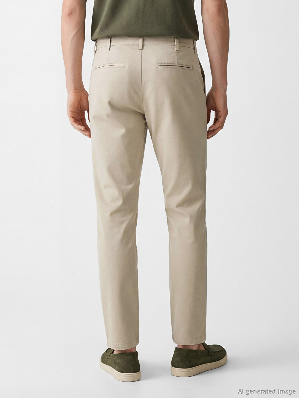 Regular Fit Gabardin Erkek Pantolon-3