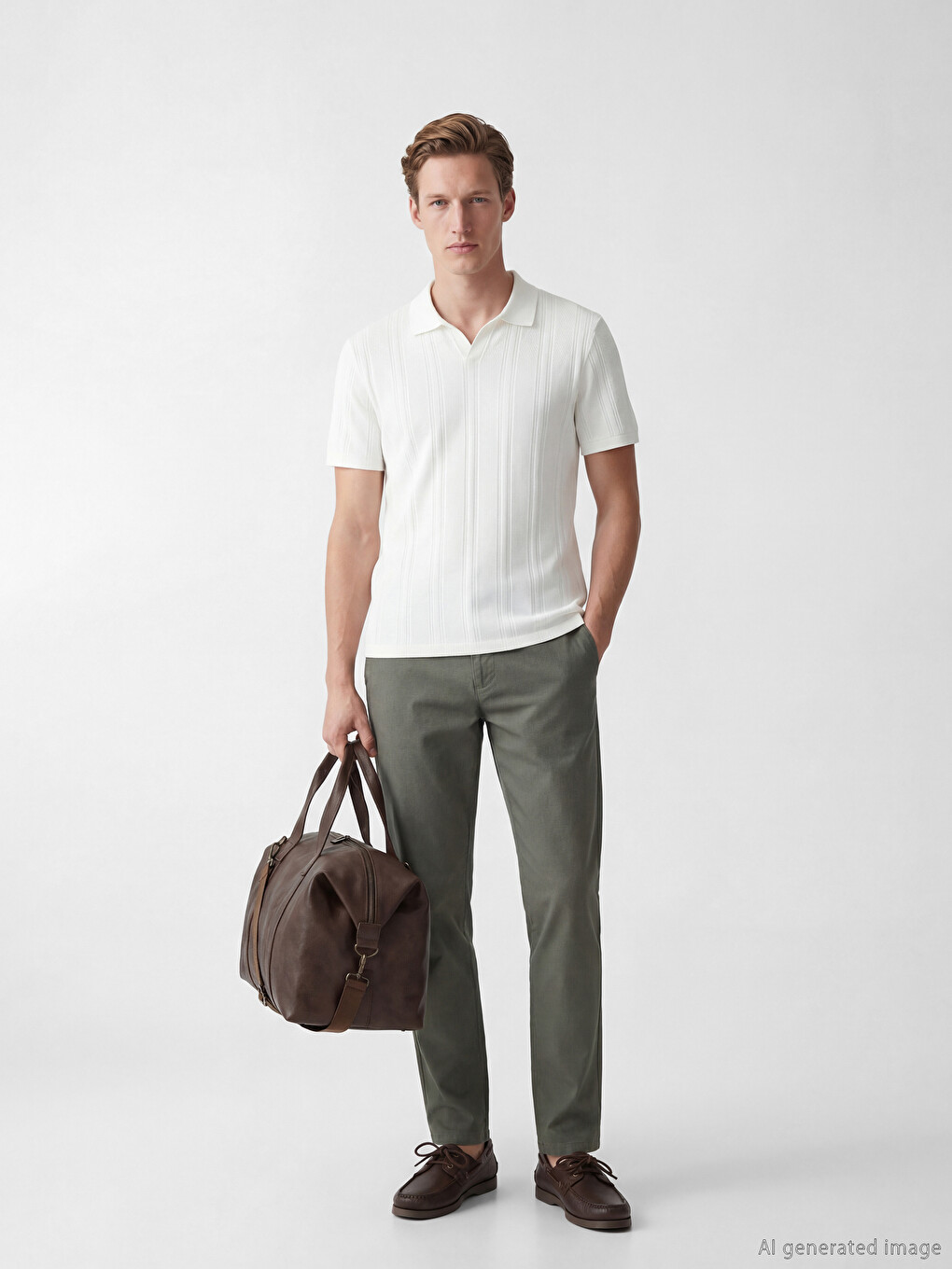 Regular Fit Gabardin Erkek Pantolon-1