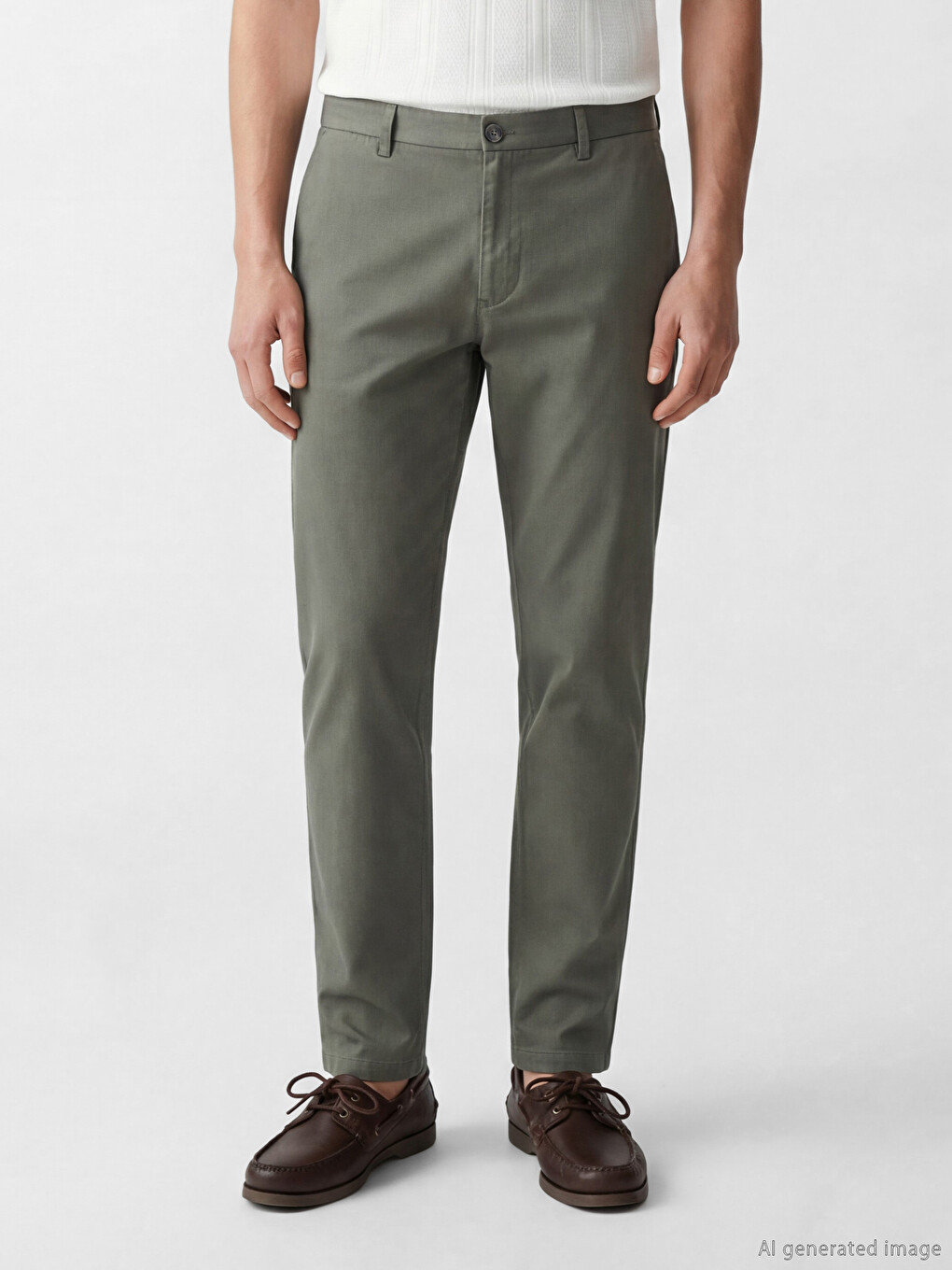 Regular Fit Gabardin Erkek Pantolon-2