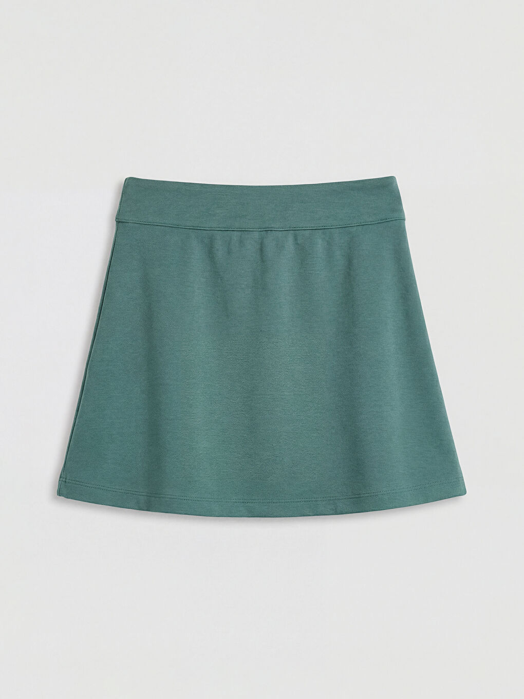 Girls' Elastic Waist Pleated Detail Skort-1