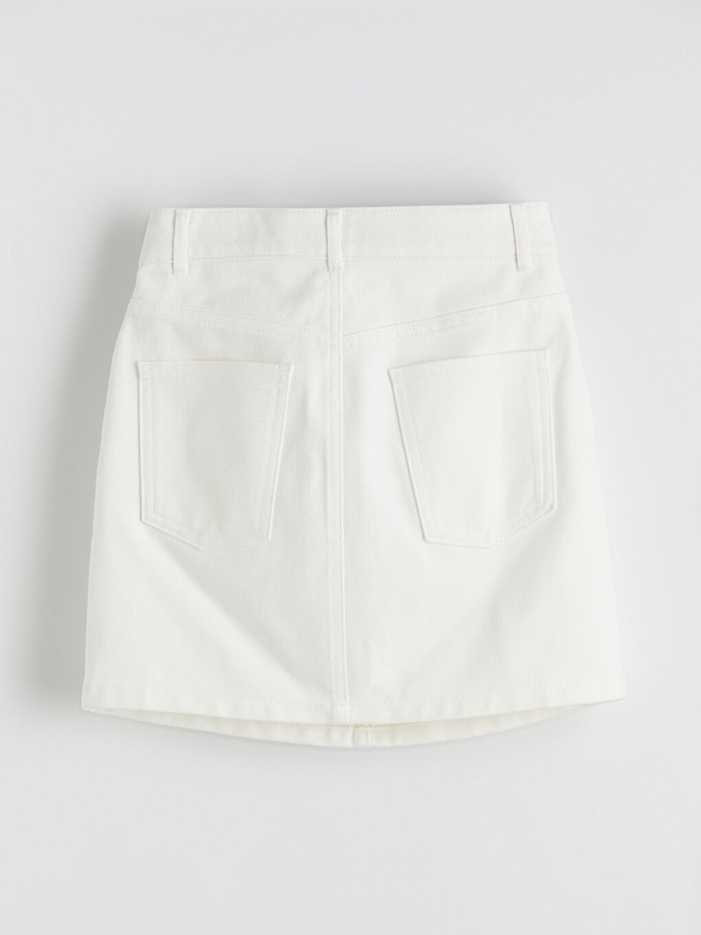 Ekru Kız Çocuk Gabardin Şort Etek-3