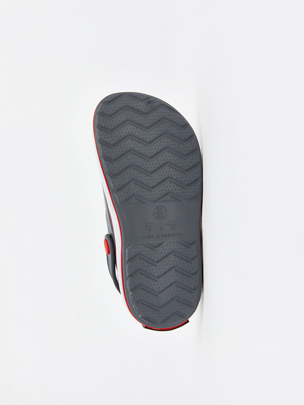 Antrasit Avengers Baskılı Erkek Bebek Plaj Sandaleti-4