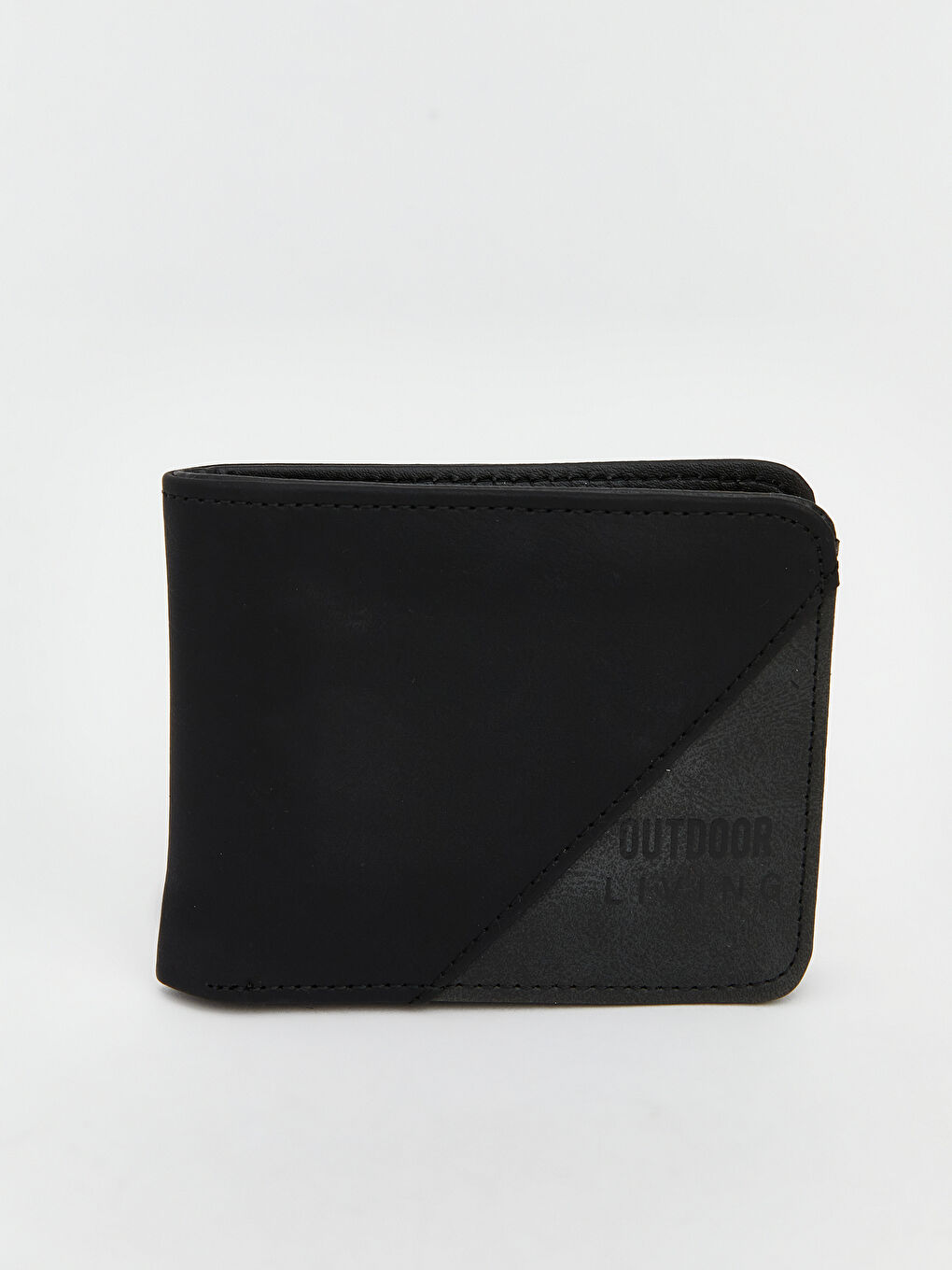 Siyah Deri Görünümlü Erkek Cüzdan