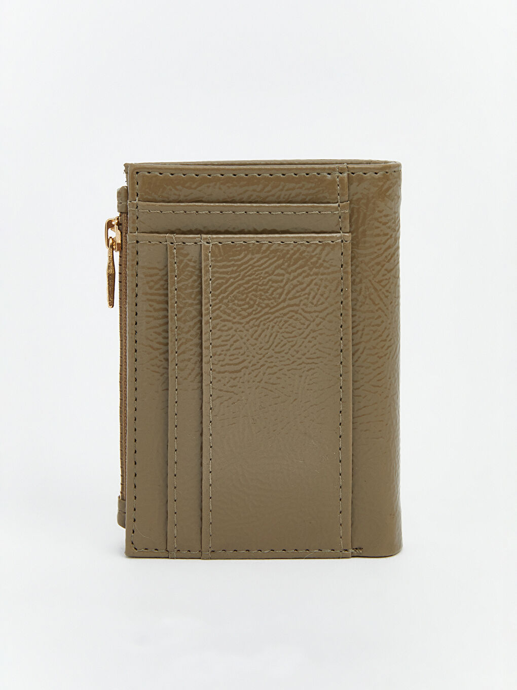 Yeşil Deri Görünümlü Kadın Cüzdan