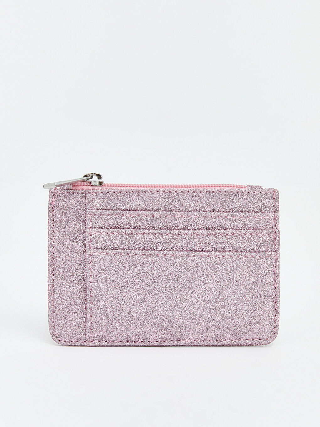 Pembe Simli Kadın Kartlık Cüzdan