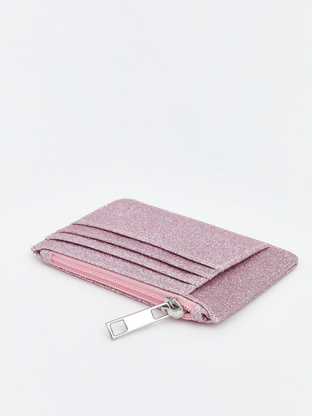 Pembe Simli Kadın Kartlık Cüzdan-2