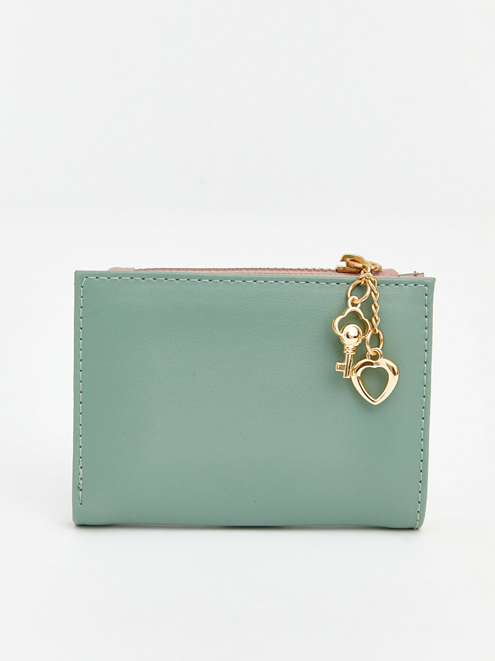 Yeşil Aksesuar Detaylı Kadın Cüzdan