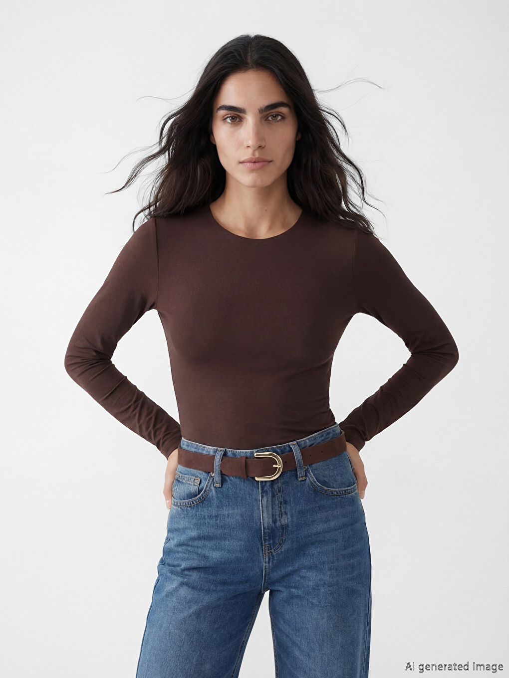 Kaiš za Žene od Veštačke Prevrnute Kože