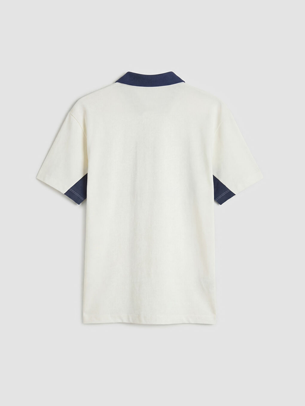 Ekru Polo Yaka Pokemon Baskılı Erkek Tişört-1