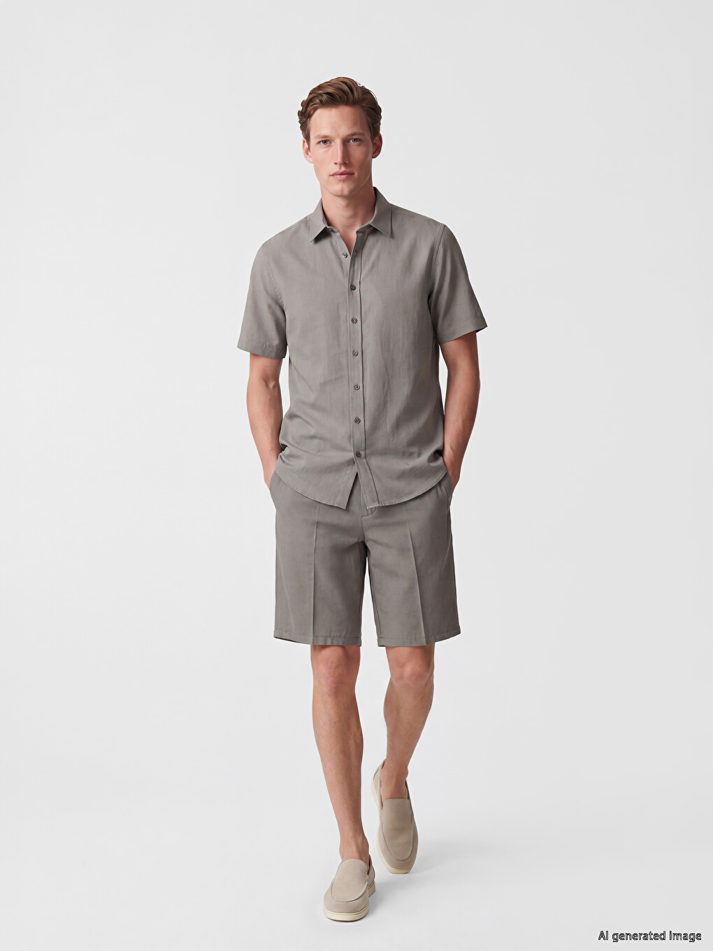 Loose Fit Men's Shorts-1