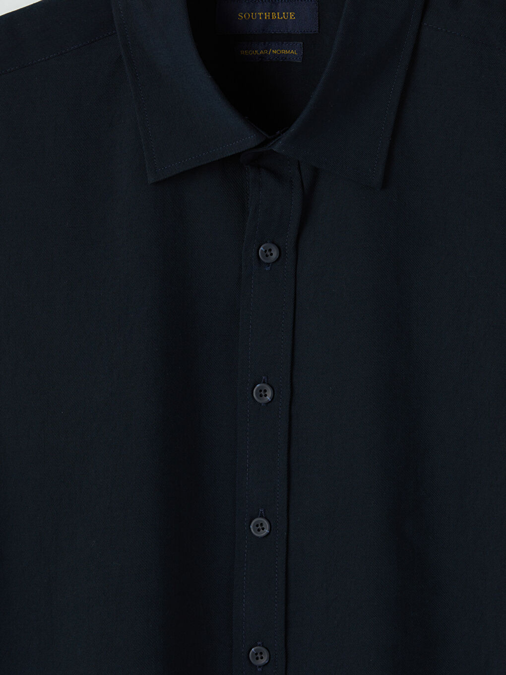 Lacivert Regular Fit Erkek Gömlek-2