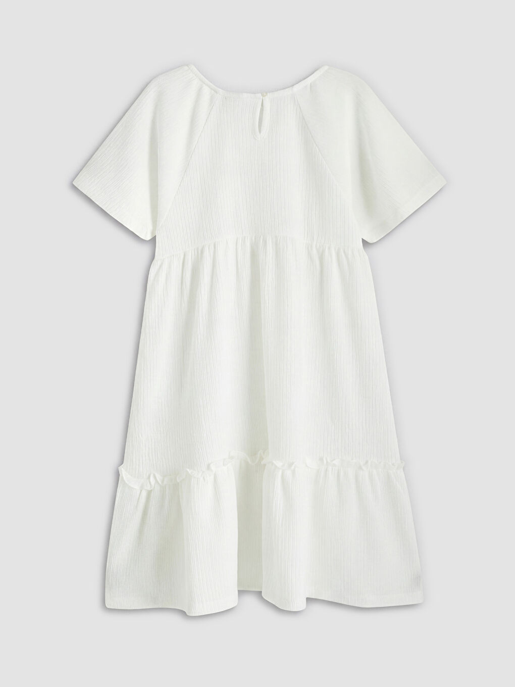Flower Embroidered Girls' Dress-1