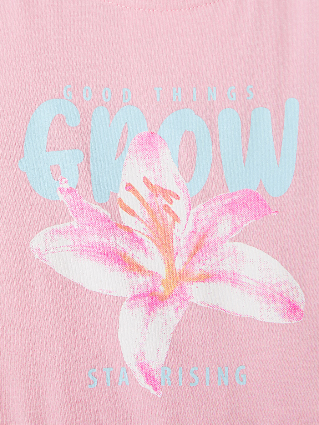 Crew Neck Printed Girls' Dress-1