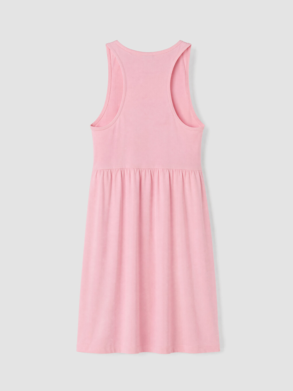 Crew Neck Printed Girls' Dress-2