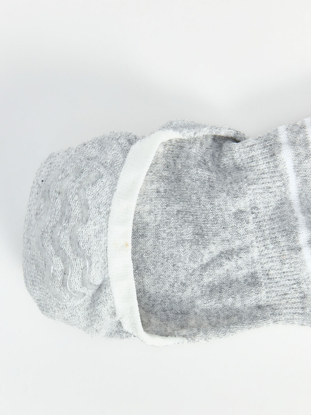 Pembe Çizgili Kadın Babet Çorap 3'lü-1