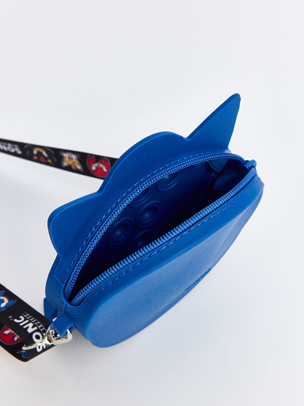 Mavi Sonic Baskılı Erkek Çocuk Çapraz Çanta-1
