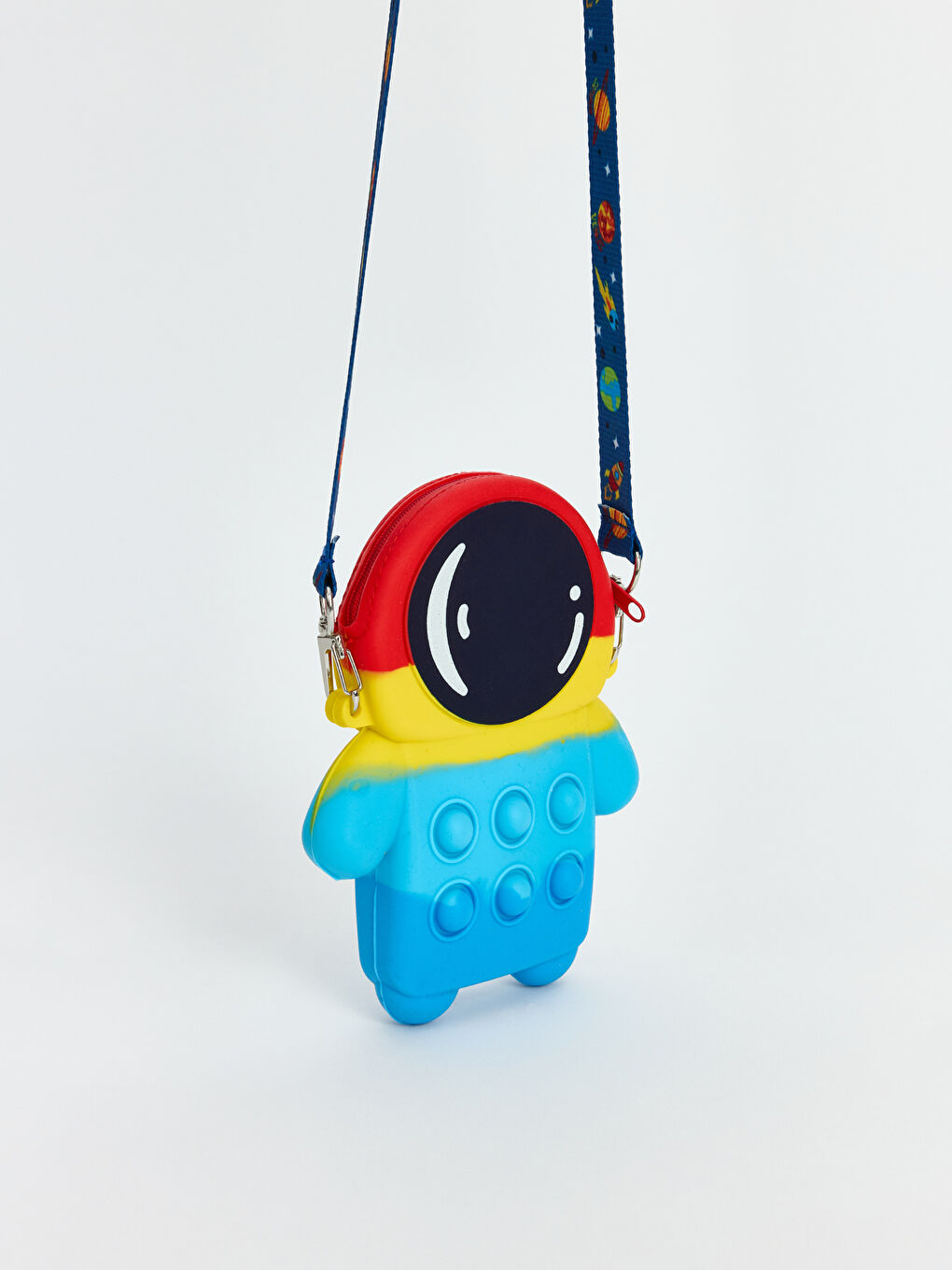 Karışık Astronot Figürlü Erkek Çocuk Çapraz Çanta-2