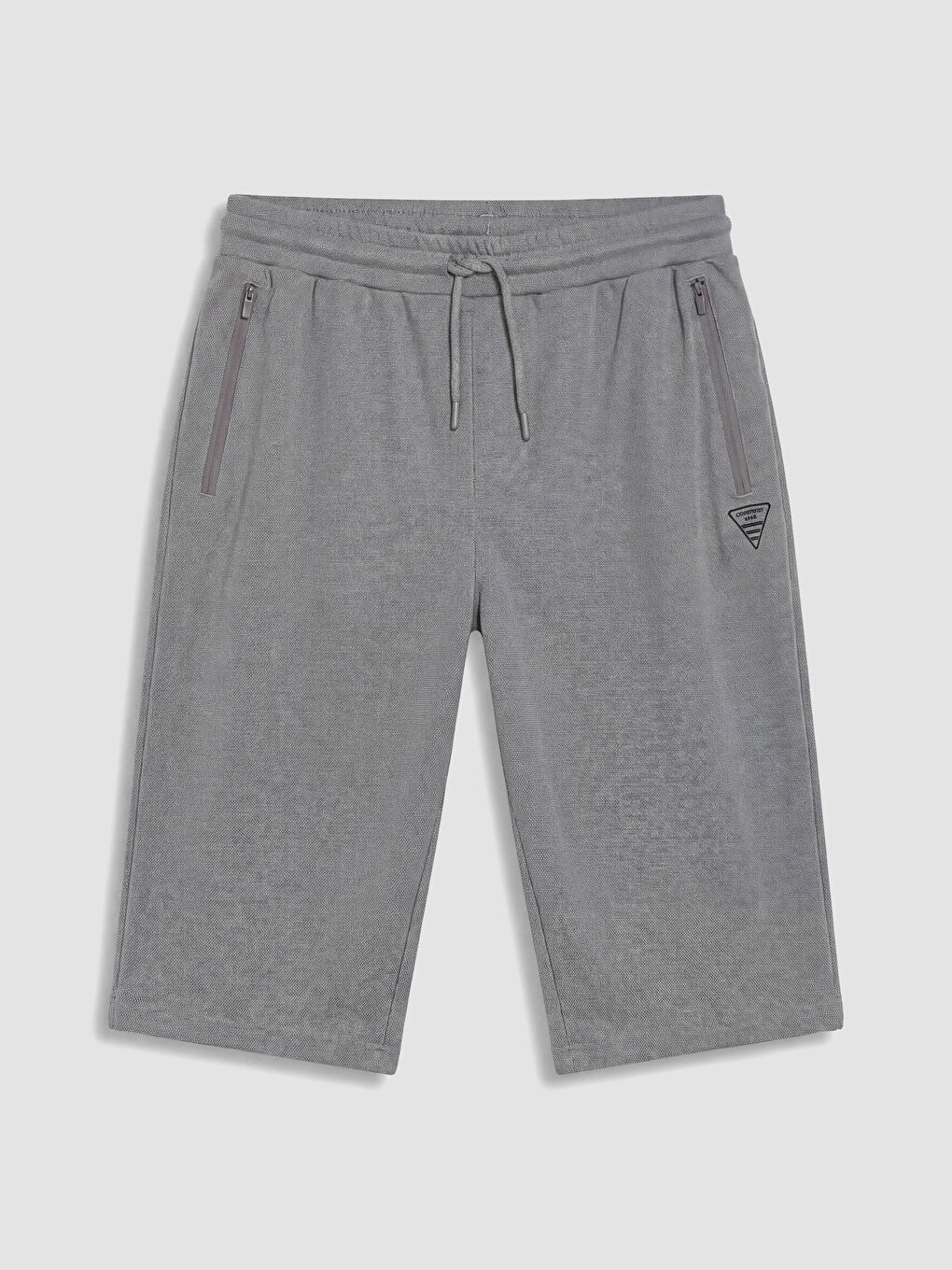 Gri Regular Fit Erkek Şort