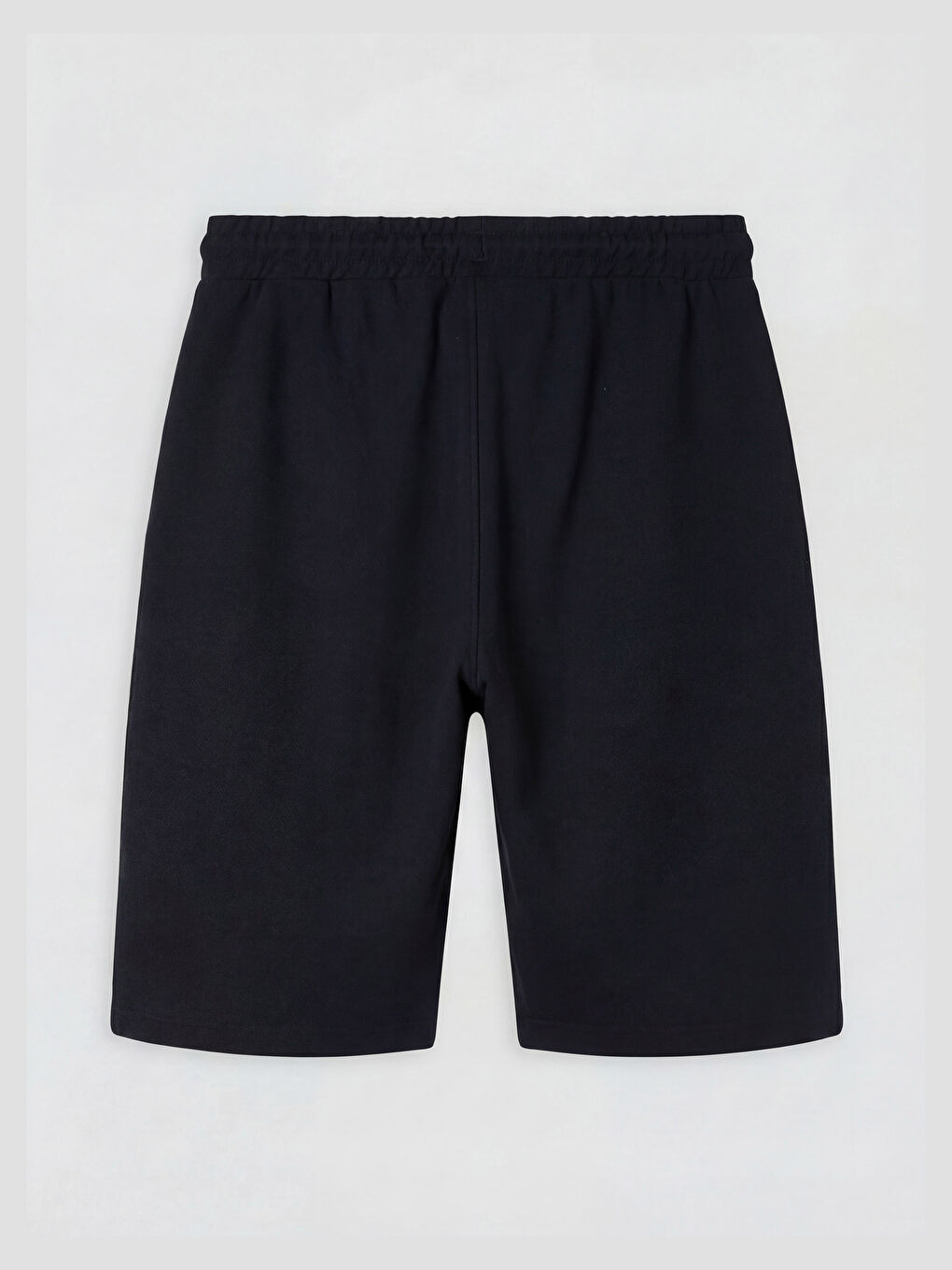 Siyah Standart Kalıp Erkek Şort-1