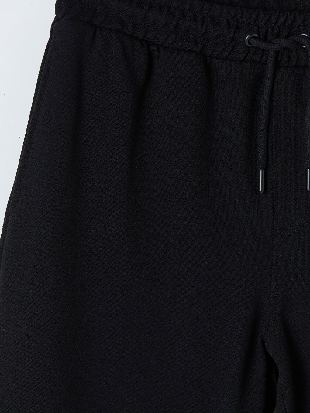 Siyah Standart Kalıp Erkek Şort-2