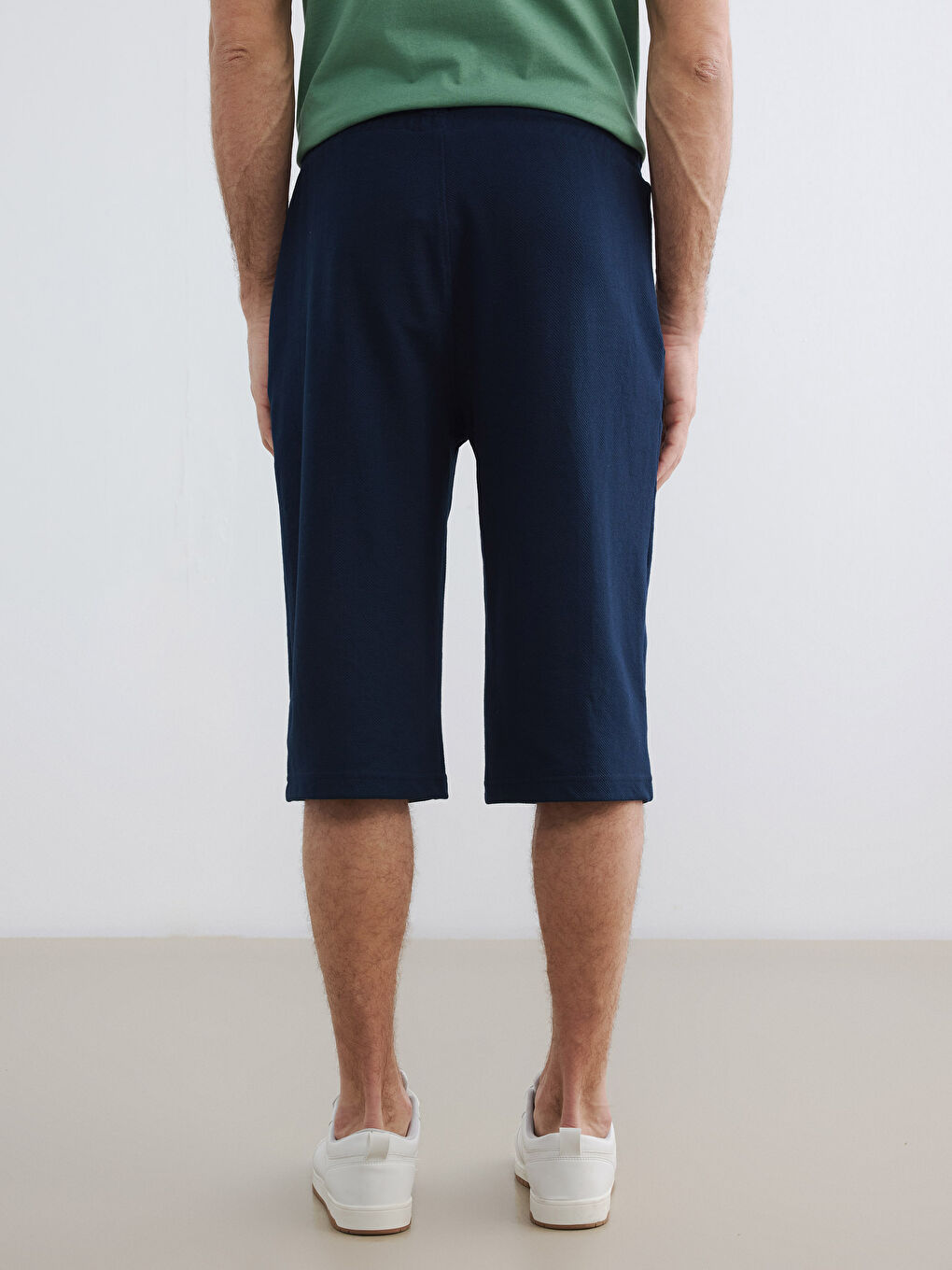 Lacivert Regular Fit Erkek Şort-3