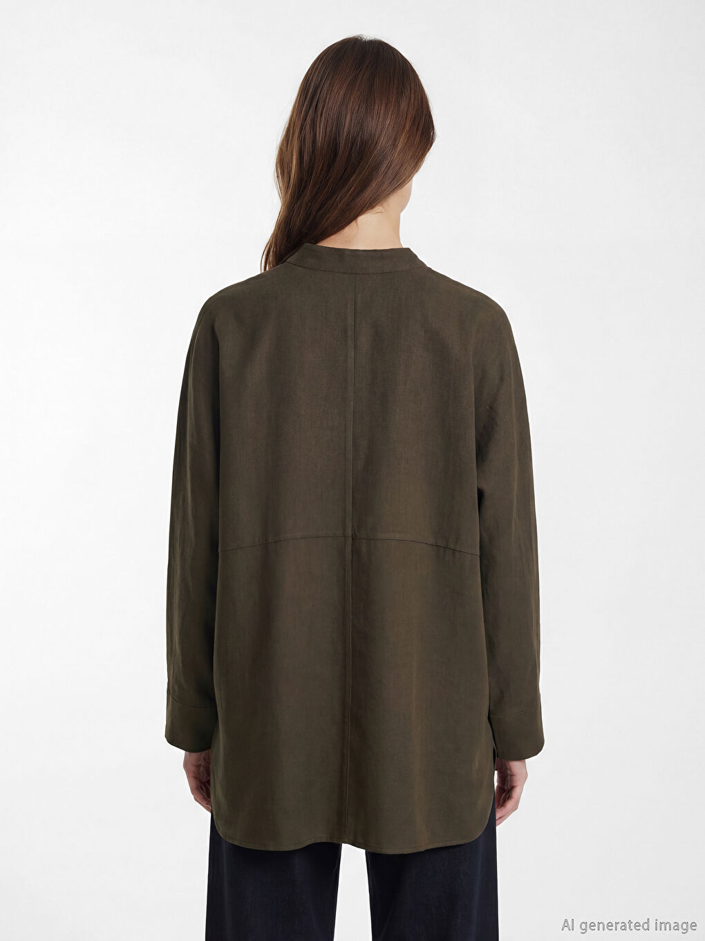 Woman KHAKI Shirt Tunic-3