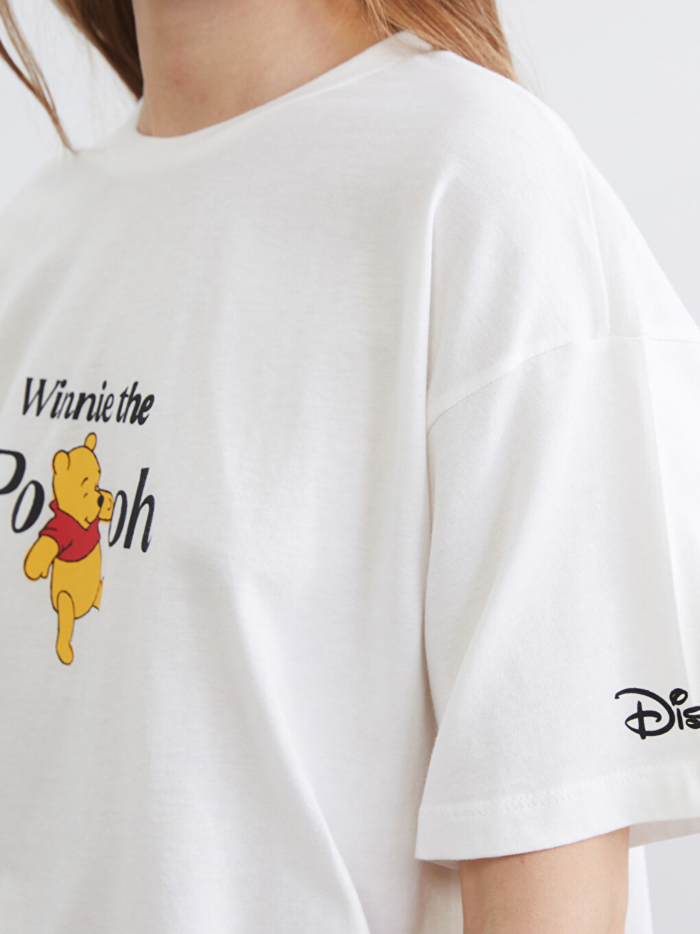 Winnie the Pooh Print Women's T-Shirt-2