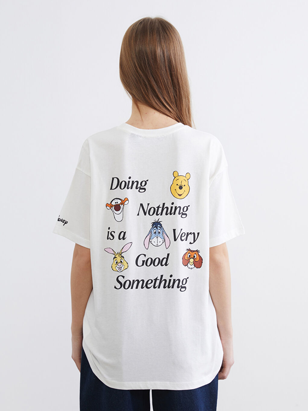 Winnie the Pooh Print Women's T-Shirt-4