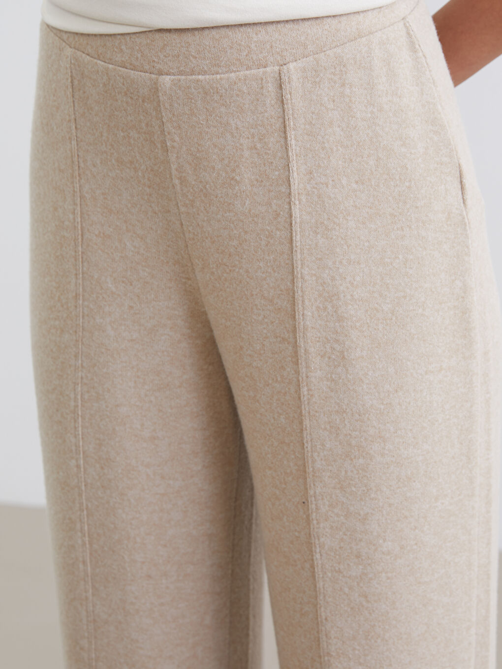 بنطال رياضي بيج امرأة-2