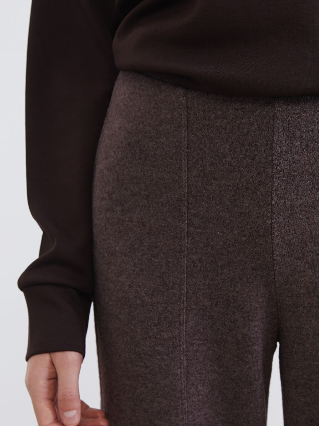 Женские широкие спортивные штаны с эластичным поясом-2