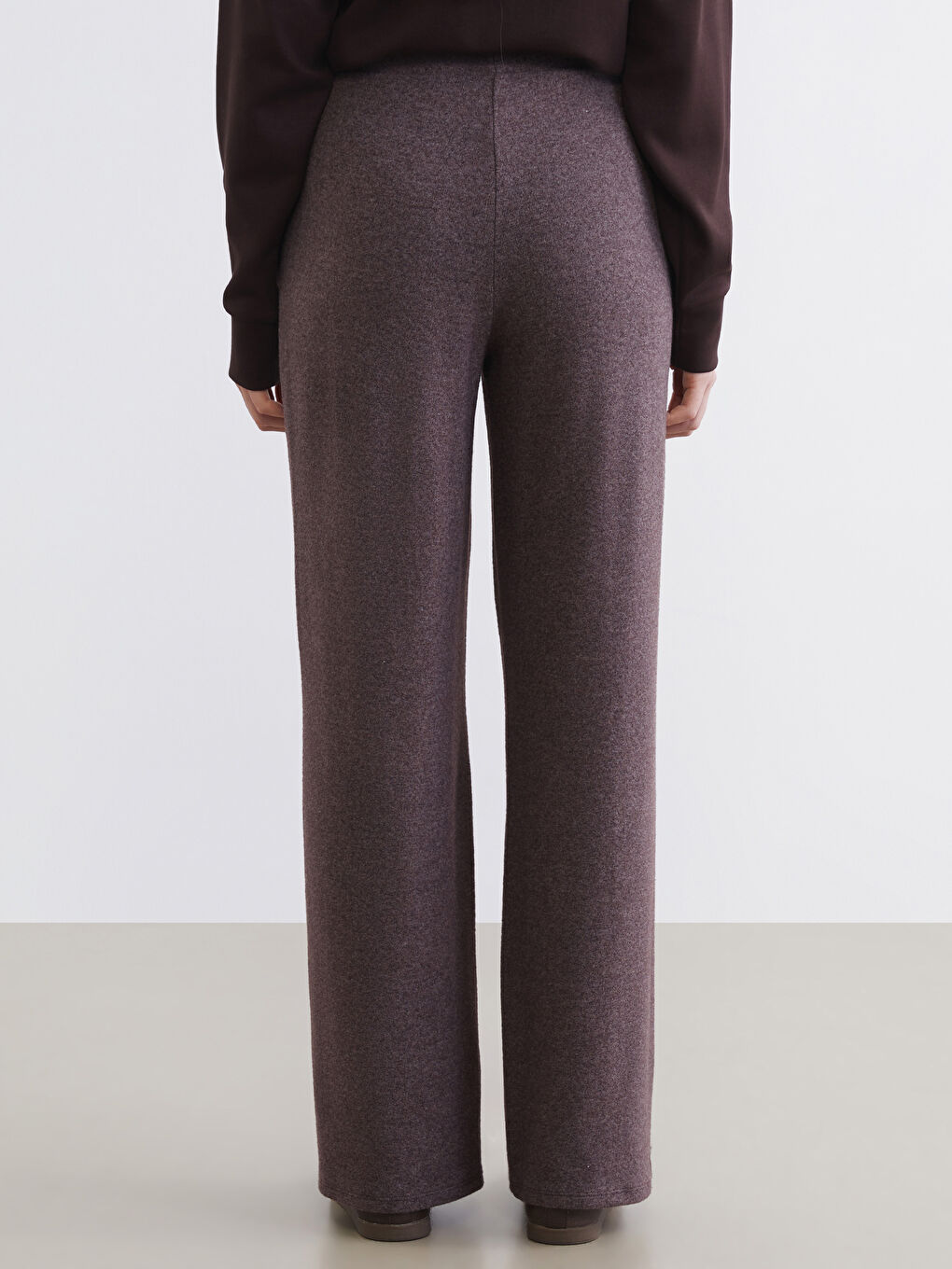 Женские широкие спортивные штаны с эластичным поясом-3