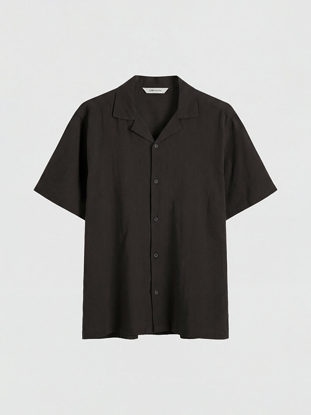 Kahverengi Regular Fit Krinkle Erkek Gömlek