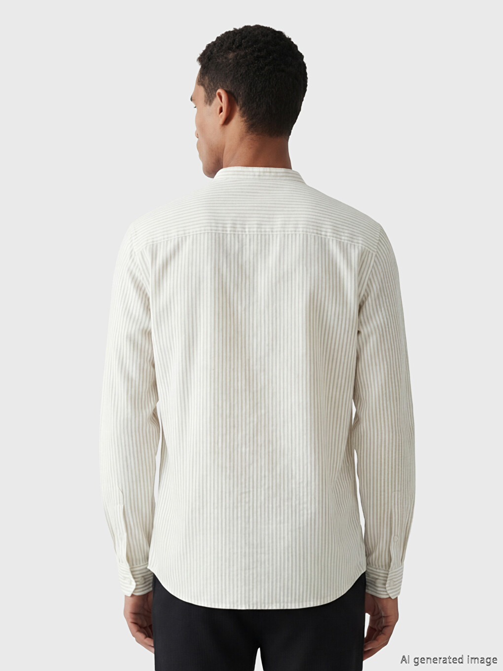 Man Beige Shirt-2