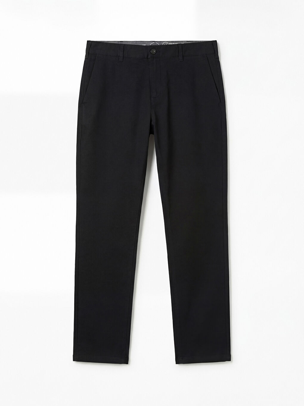 Siyah Standart Kalıp Erkek Chino Pantolon