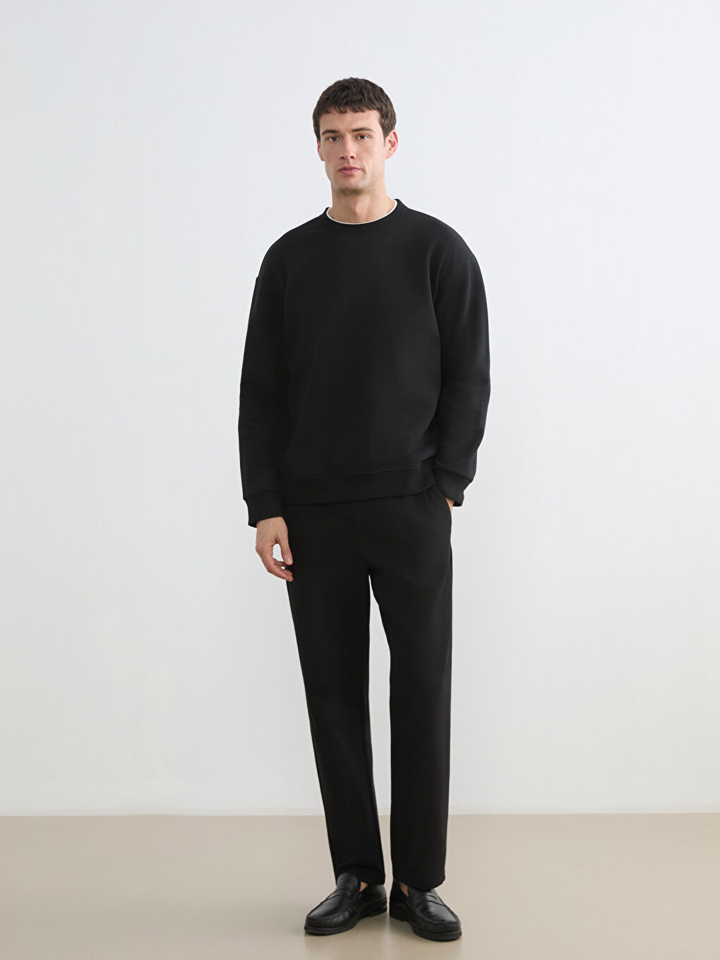 Men's Crew Neck Heavy Sweatshirt-1