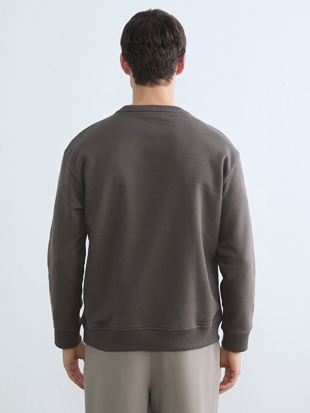 Свитшот с круглым вырезом для мужское-3