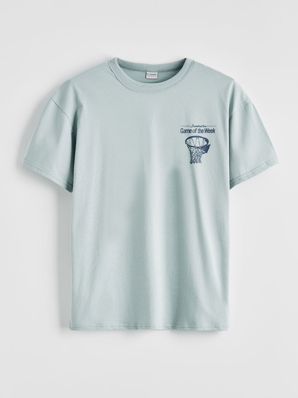 Yeşil Baskılı Erkek Çocuk Tişört-1