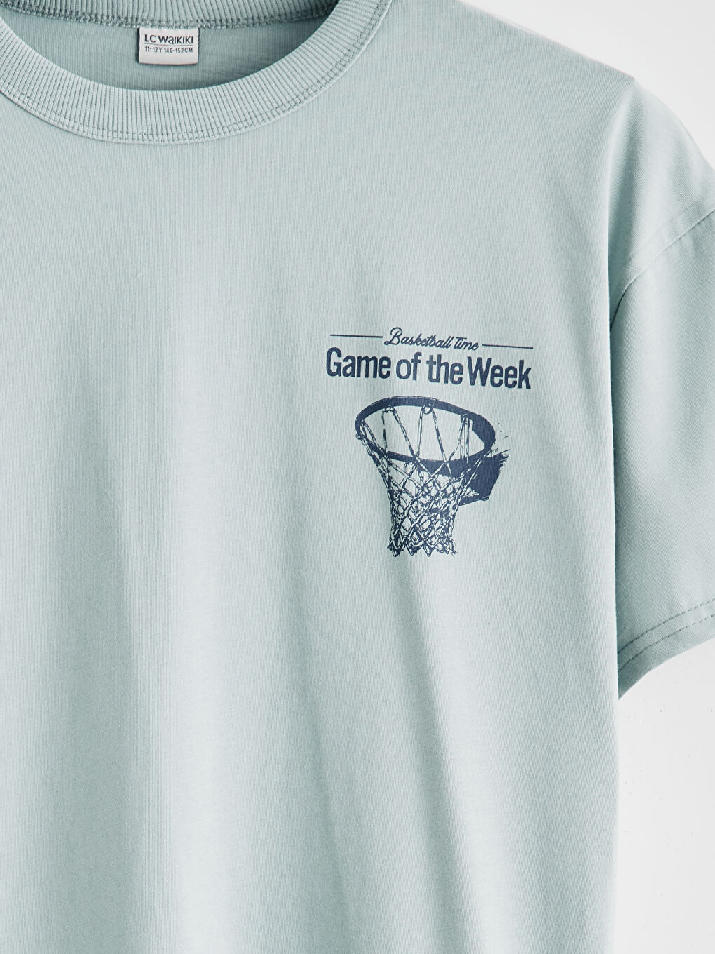 Yeşil Baskılı Erkek Çocuk Tişört-3