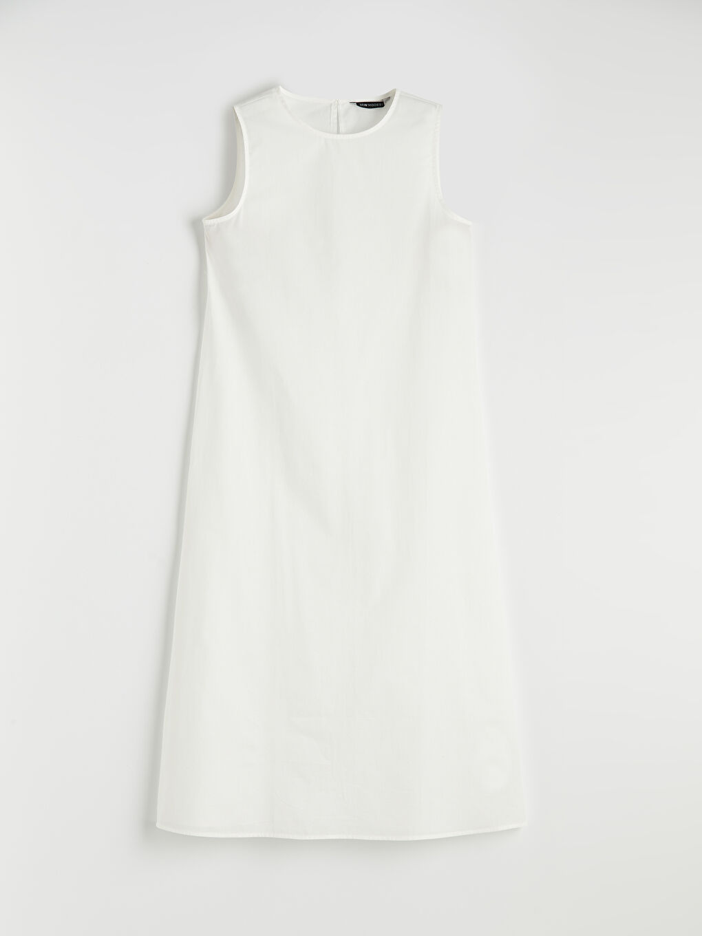 Ekru Bisiklet Yaka A Kesim Elbise Astarı-4