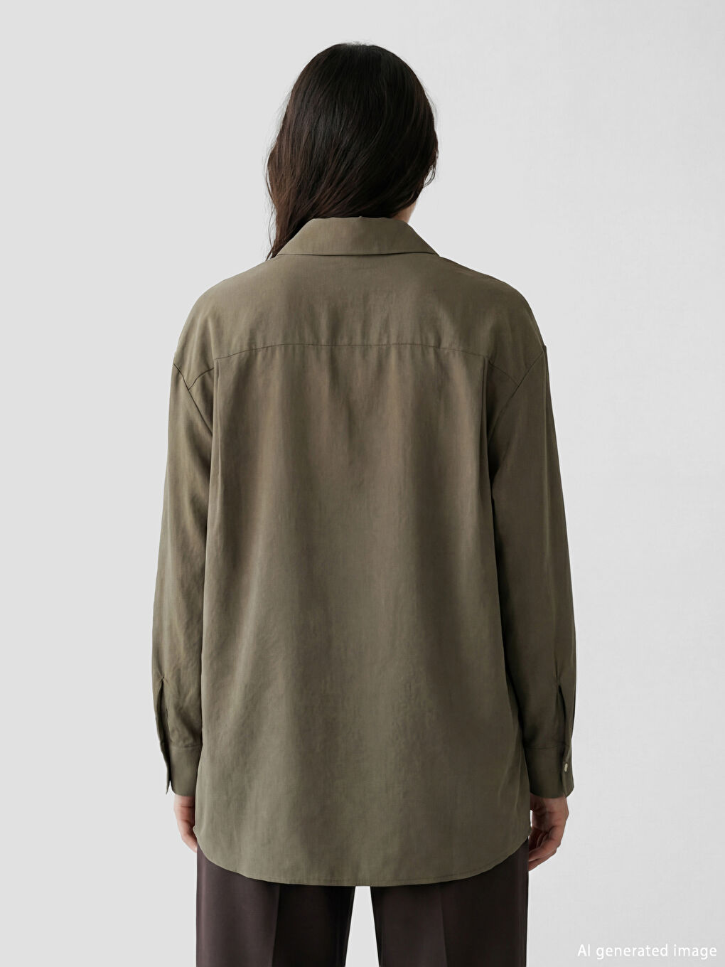 قميص تونيك مكشكش - نساء-2