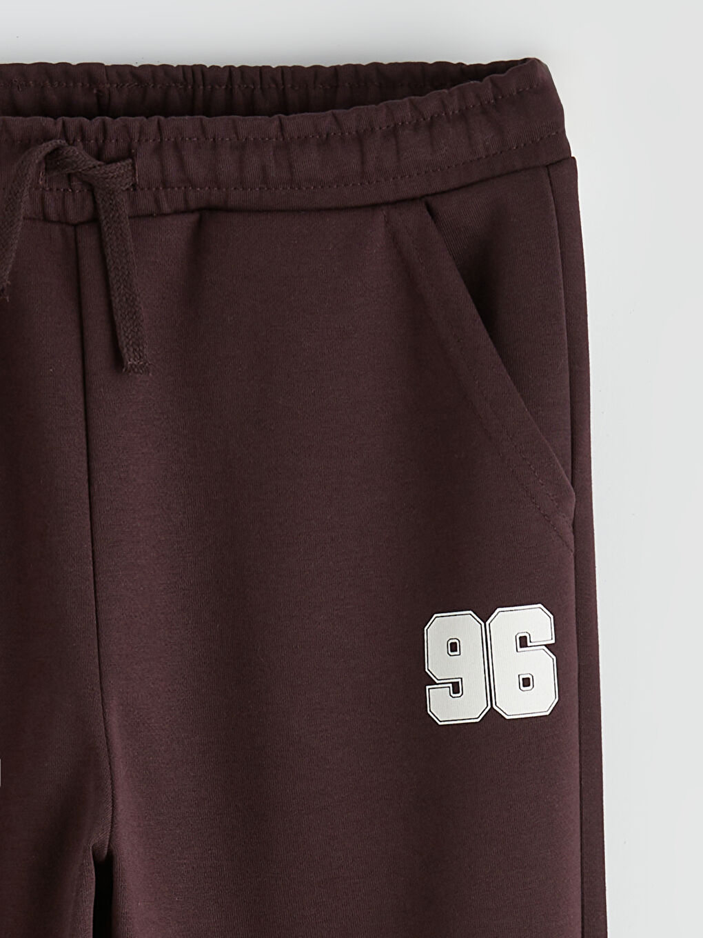 Mürdüm Baskılı Erkek Çocuk Jogger Eşofman Altı-1