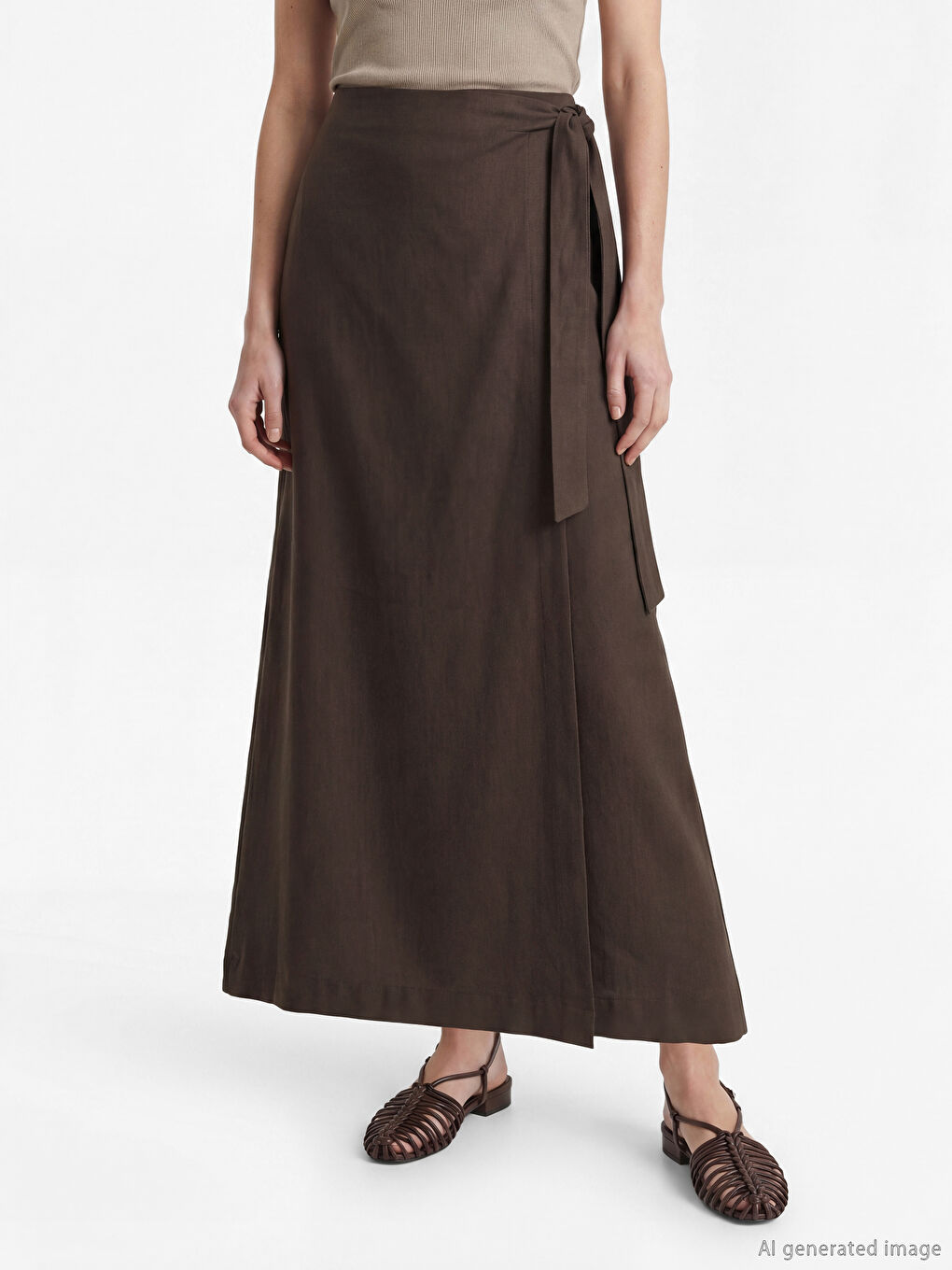 Tie-Waist Wrap Skirt-1