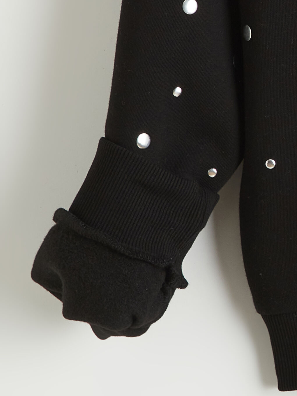 كنزة رياضية أسود امرأة-5