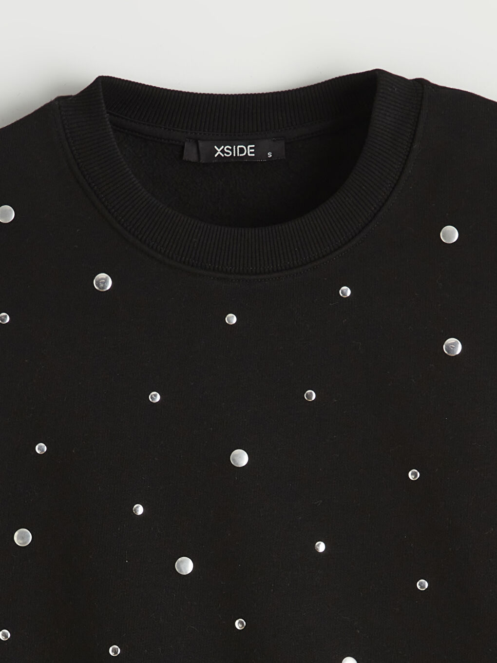 كنزة رياضية أسود امرأة-6