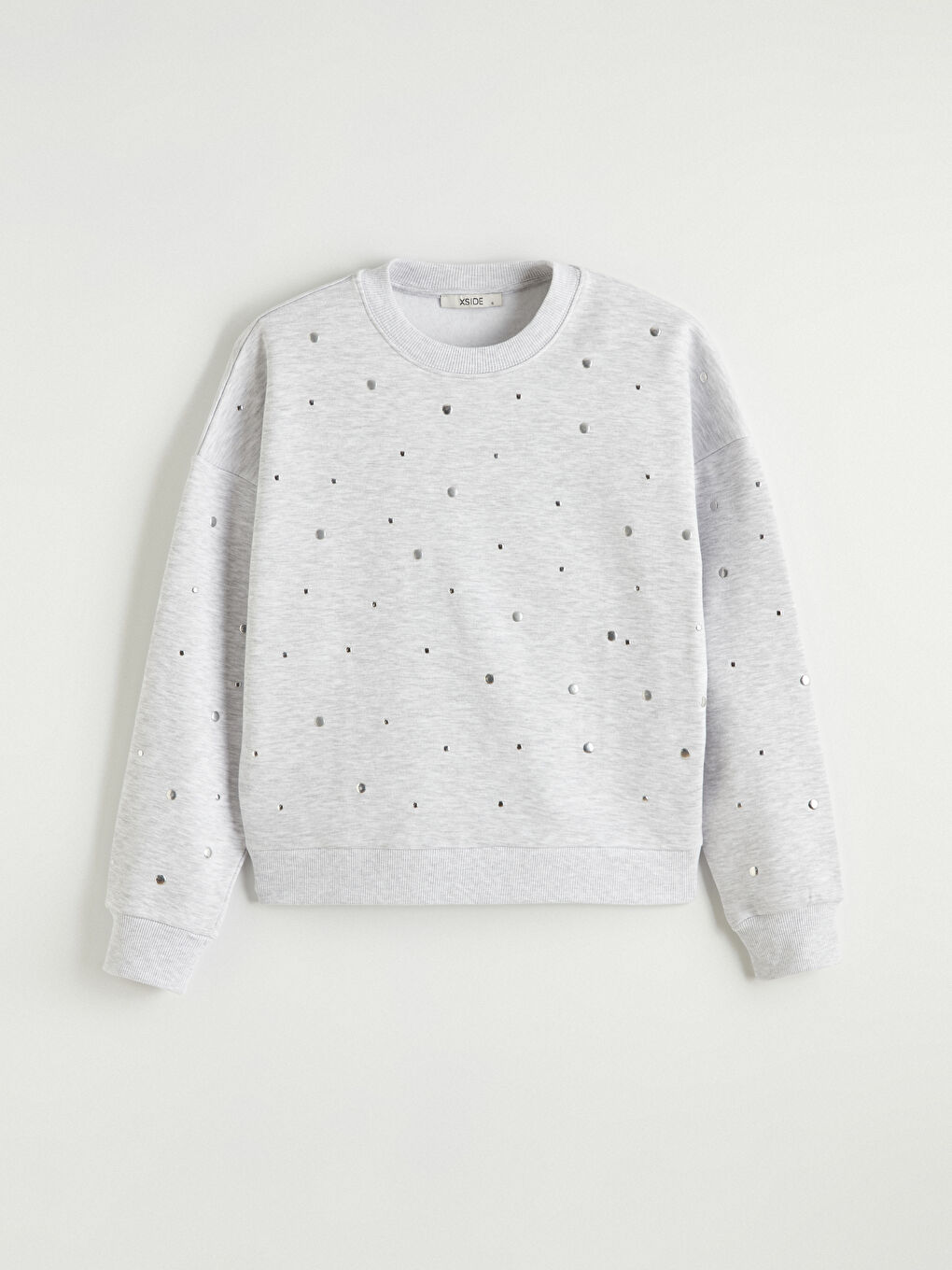 كنزة رياضية رمادي امرأة-4