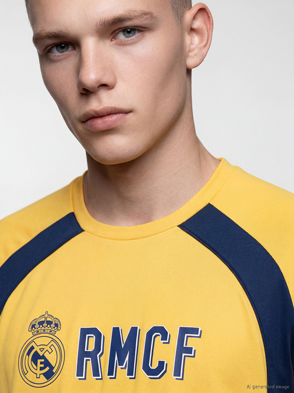 Real Madrid Printed Men's Sports T-shirt-2