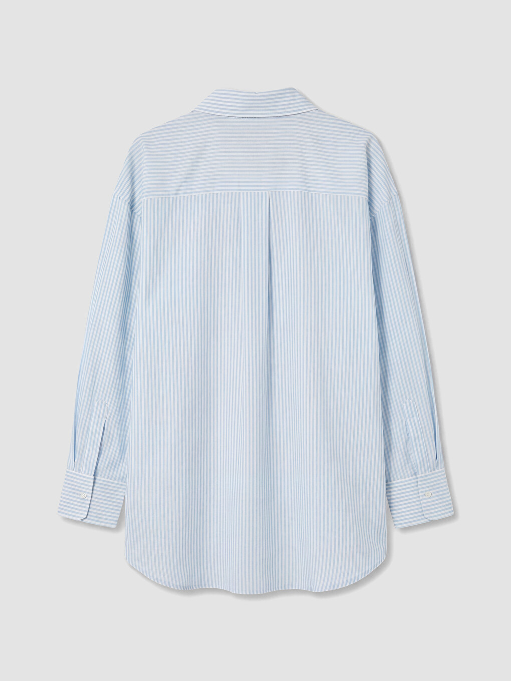 Çizgili Oversize Kadın Gömlek Tunik-8