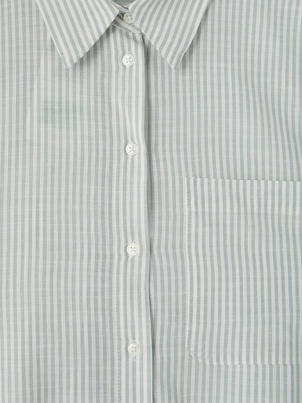Çizgili Oversize Kadın Gömlek Tunik-7